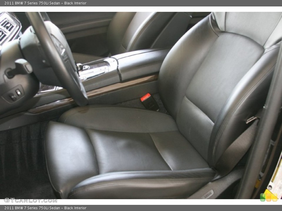 Black Interior Photo for the 2011 BMW 7 Series 750Li Sedan #52124251