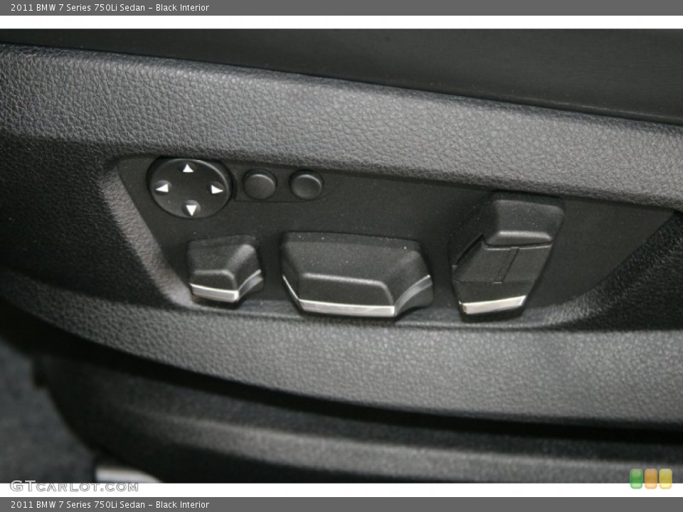Black Interior Controls for the 2011 BMW 7 Series 750Li Sedan #52124260