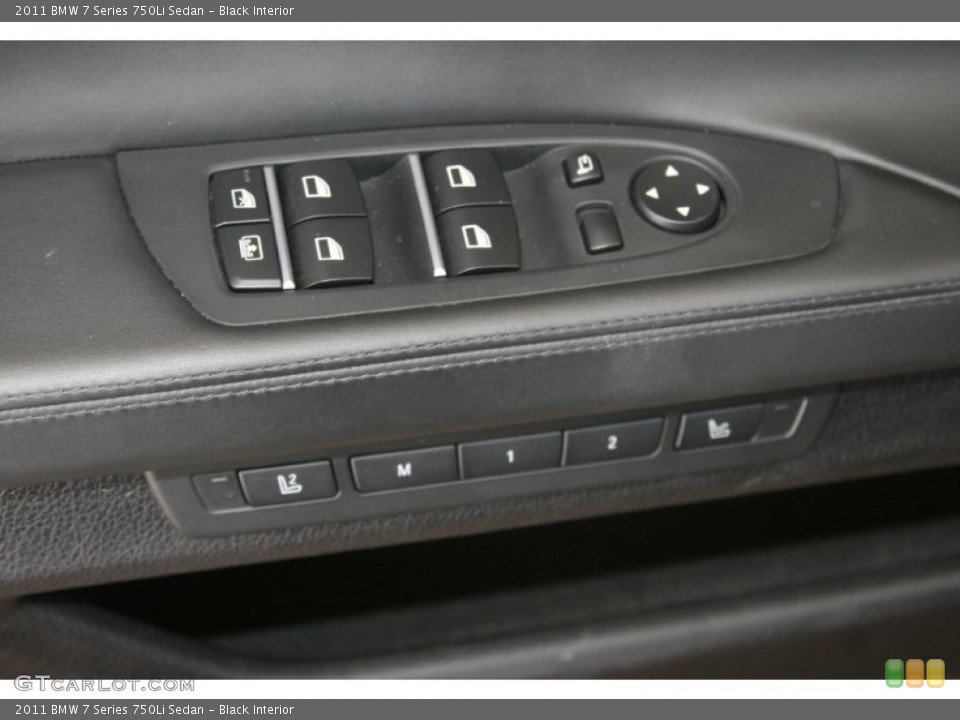 Black Interior Controls for the 2011 BMW 7 Series 750Li Sedan #52124289
