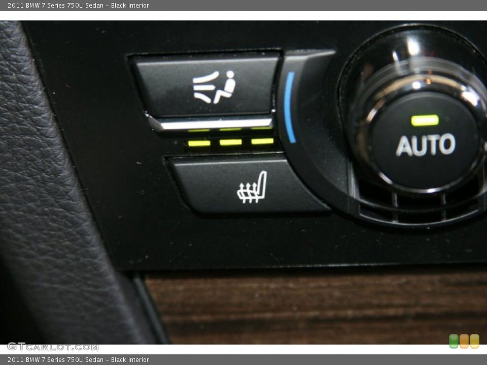 Black Interior Controls for the 2011 BMW 7 Series 750Li Sedan #52124350