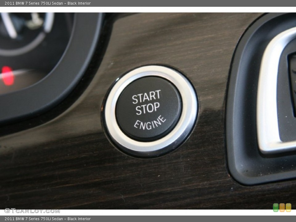 Black Interior Controls for the 2011 BMW 7 Series 750Li Sedan #52124398