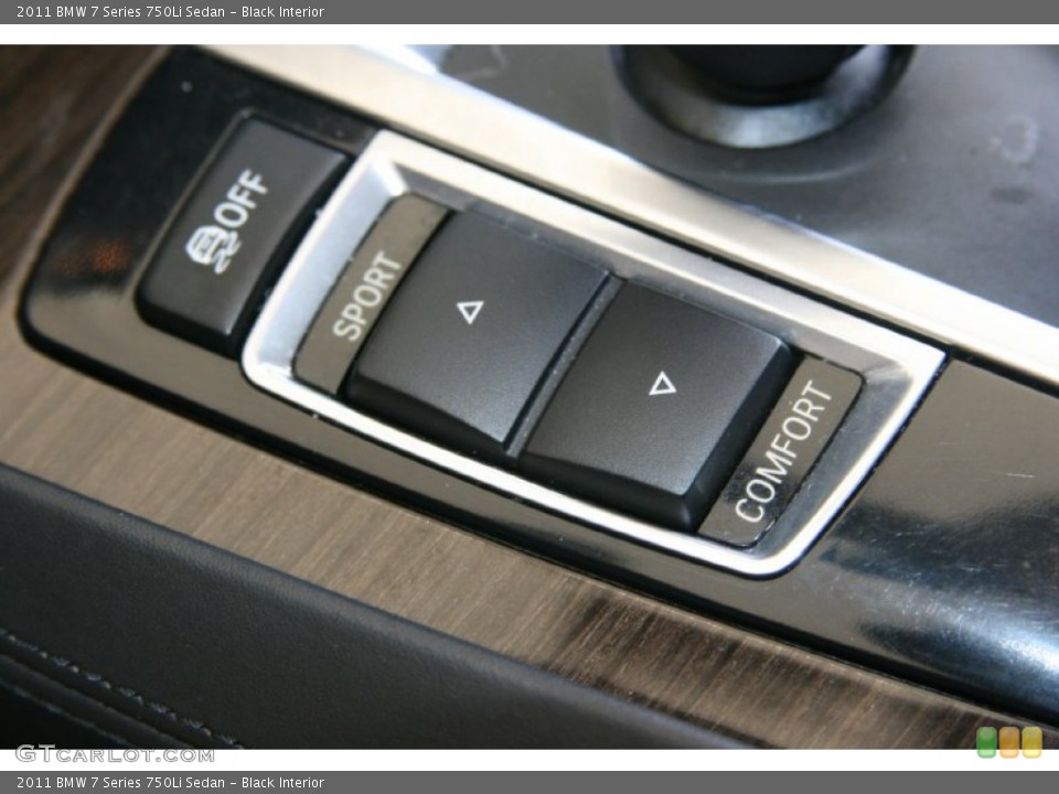 Black Interior Controls for the 2011 BMW 7 Series 750Li Sedan #52124413