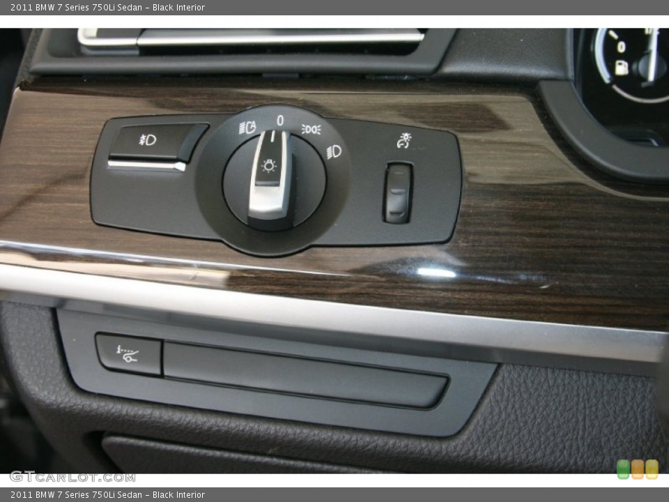 Black Interior Controls for the 2011 BMW 7 Series 750Li Sedan #52124458