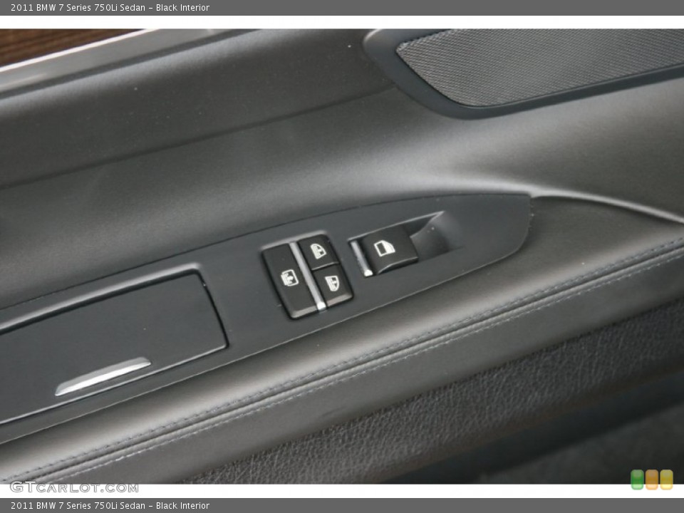 Black Interior Controls for the 2011 BMW 7 Series 750Li Sedan #52124497
