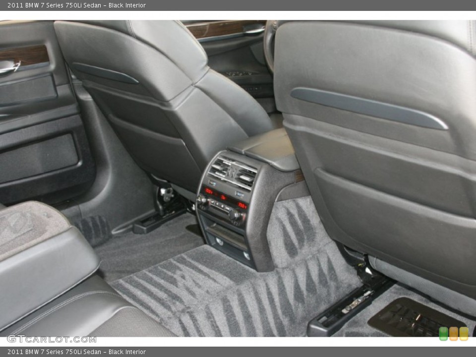 Black Interior Photo for the 2011 BMW 7 Series 750Li Sedan #52124593