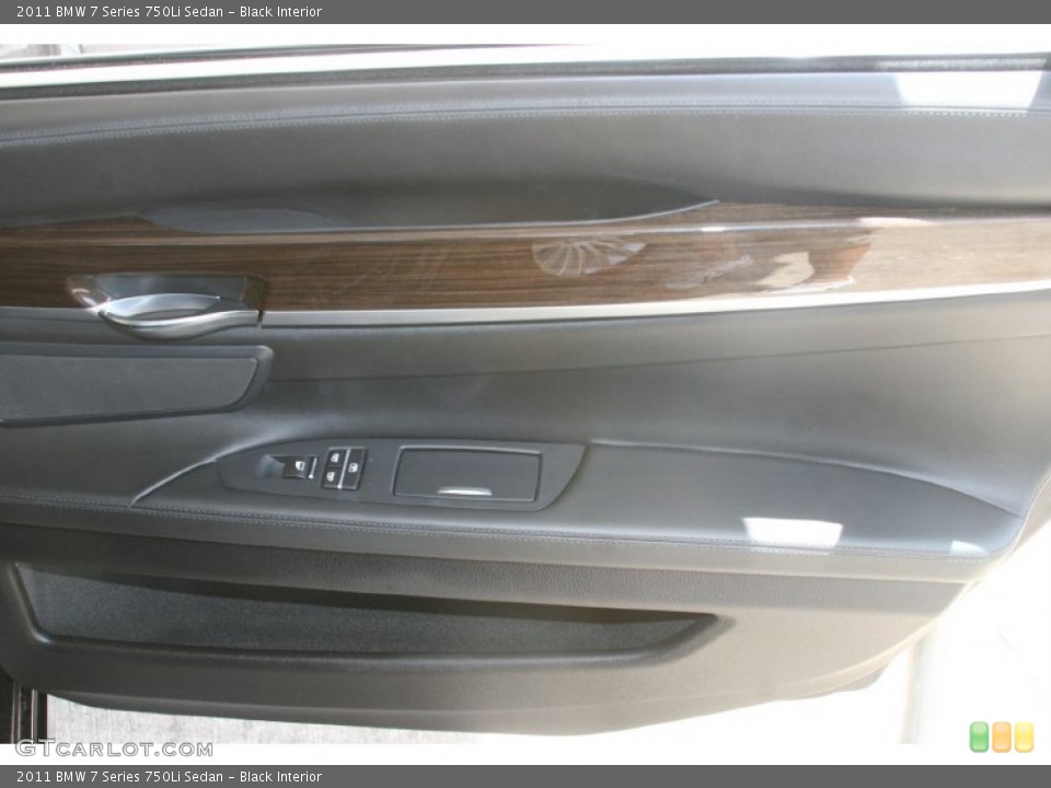 Black Interior Door Panel for the 2011 BMW 7 Series 750Li Sedan #52124608