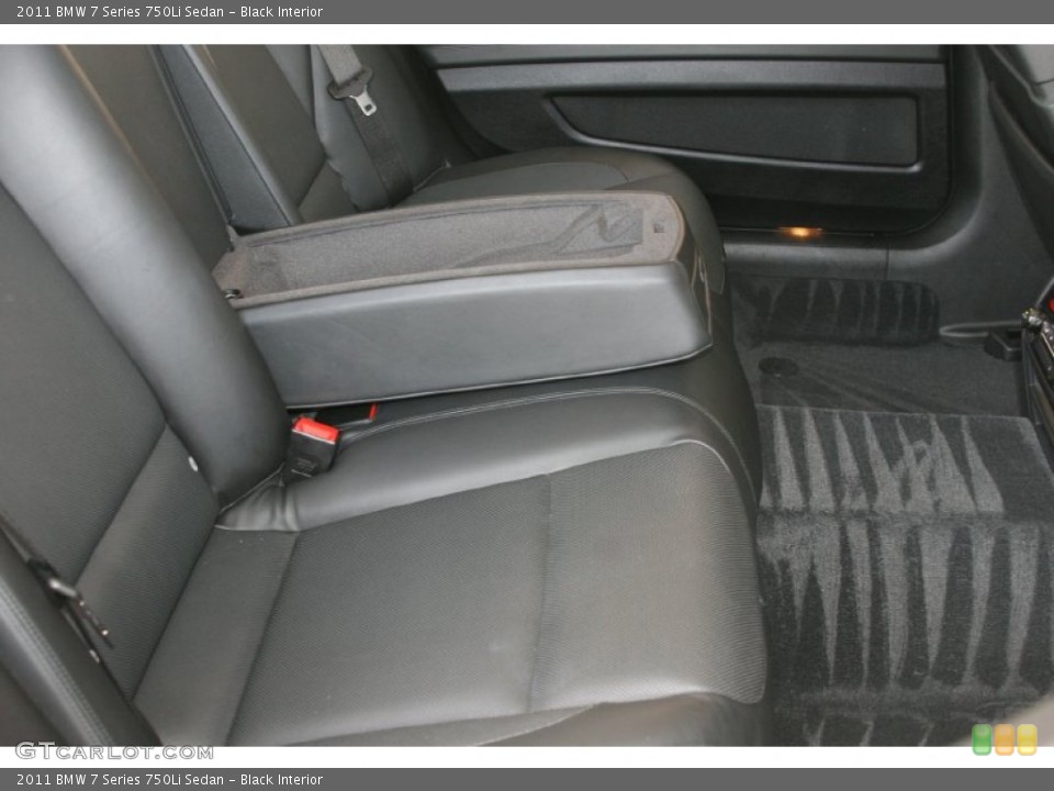 Black Interior Photo for the 2011 BMW 7 Series 750Li Sedan #52124635