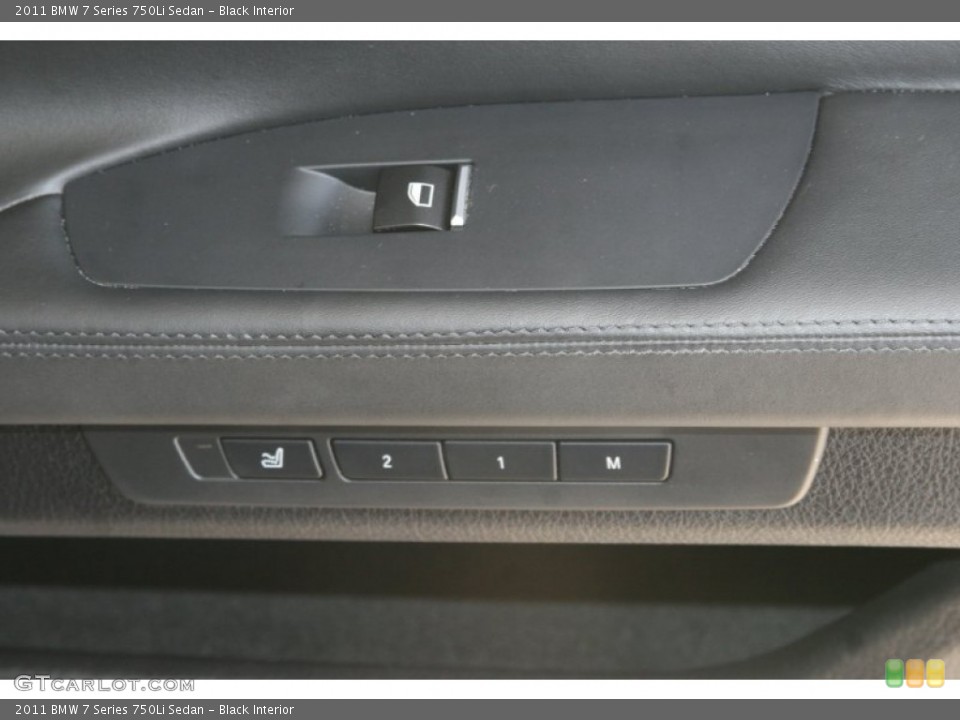 Black Interior Controls for the 2011 BMW 7 Series 750Li Sedan #52124662