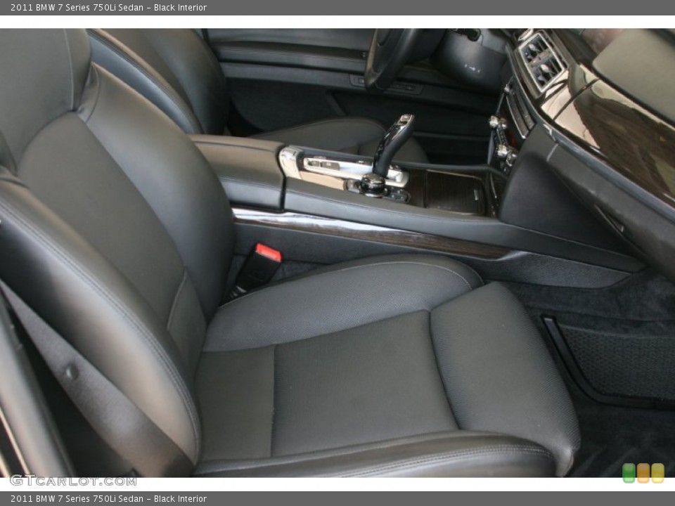 Black Interior Photo for the 2011 BMW 7 Series 750Li Sedan #52124692