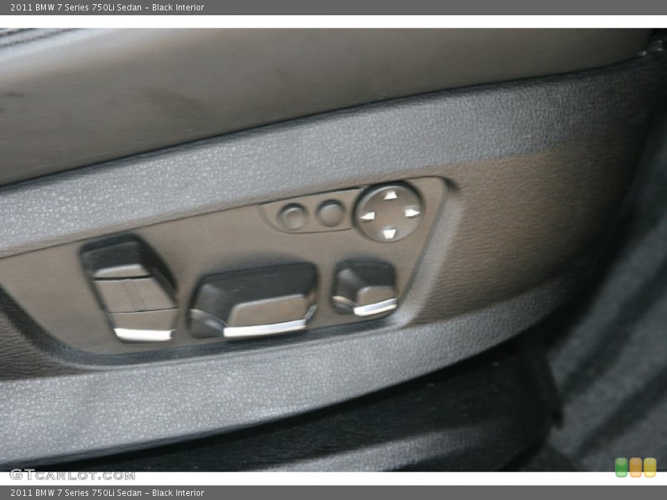 Black Interior Controls for the 2011 BMW 7 Series 750Li Sedan #52124707