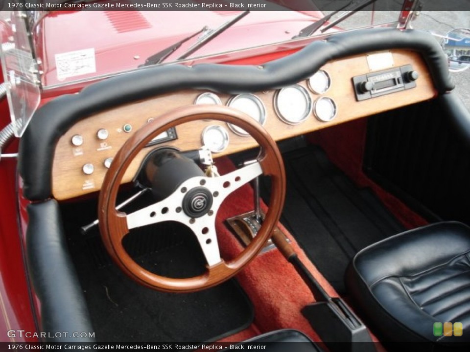 Black Interior Dashboard for the 1976 Classic Motor Carriages Gazelle Mercedes-Benz SSK Roadster Replica #52124938