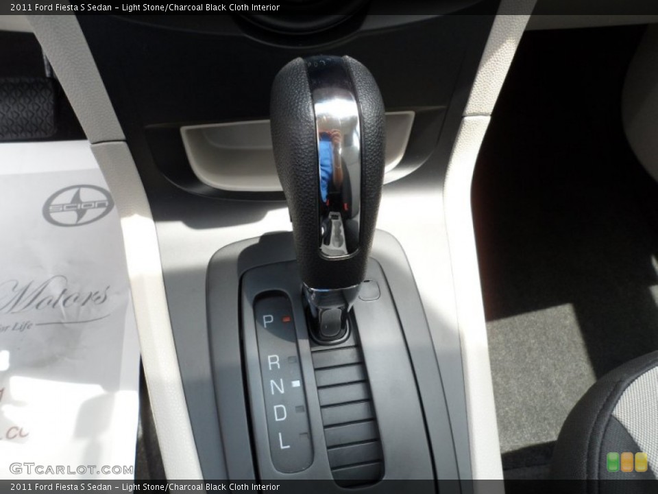 Light Stone/Charcoal Black Cloth Interior Transmission for the 2011 Ford Fiesta S Sedan #52128058