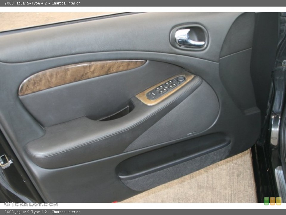 Charcoal Interior Door Panel for the 2003 Jaguar S-Type 4.2 #52128091
