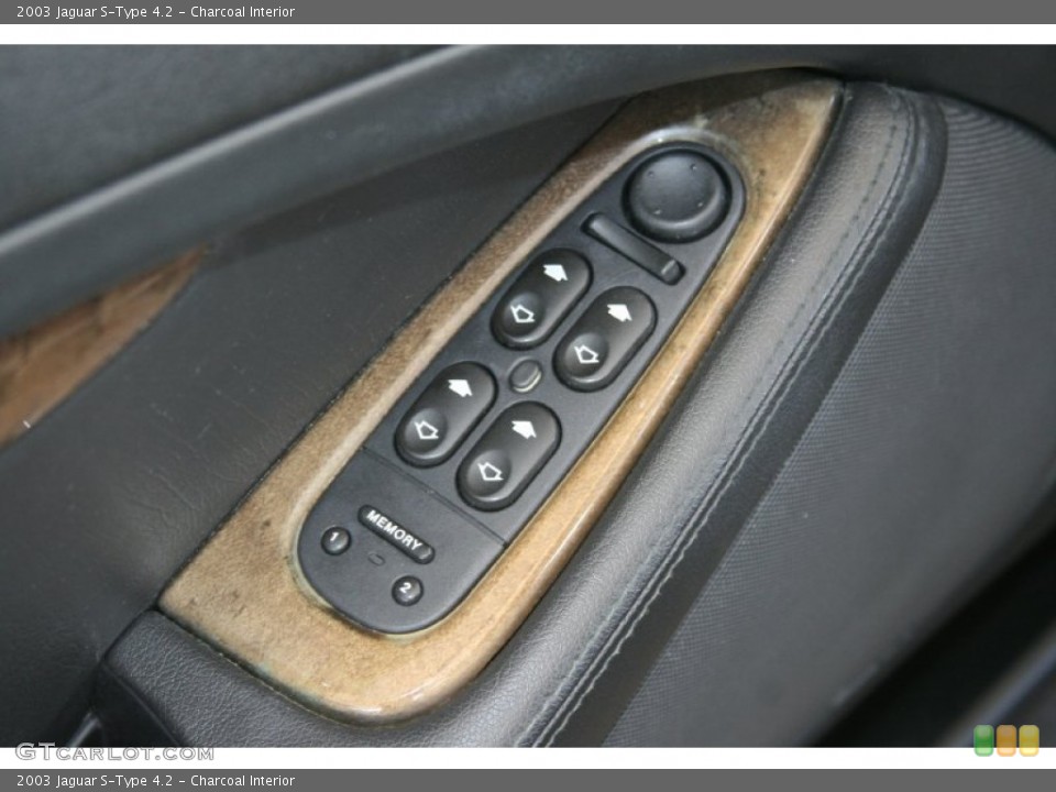 Charcoal Interior Controls for the 2003 Jaguar S-Type 4.2 #52128106