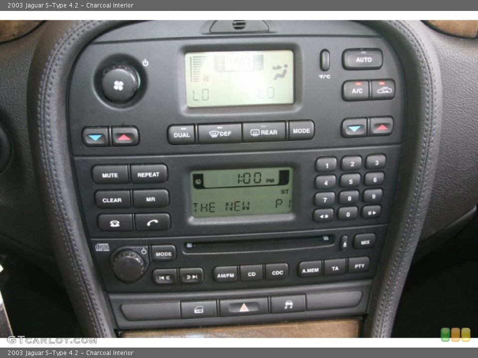 Charcoal Interior Controls for the 2003 Jaguar S-Type 4.2 #52128133