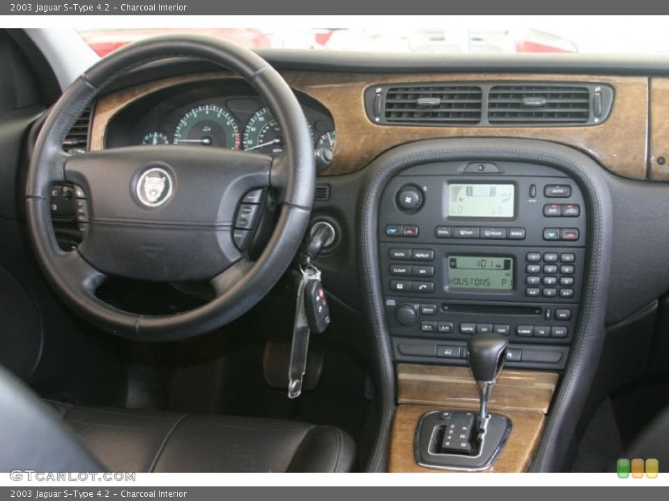 Charcoal Interior Dashboard for the 2003 Jaguar S-Type 4.2 #52128262