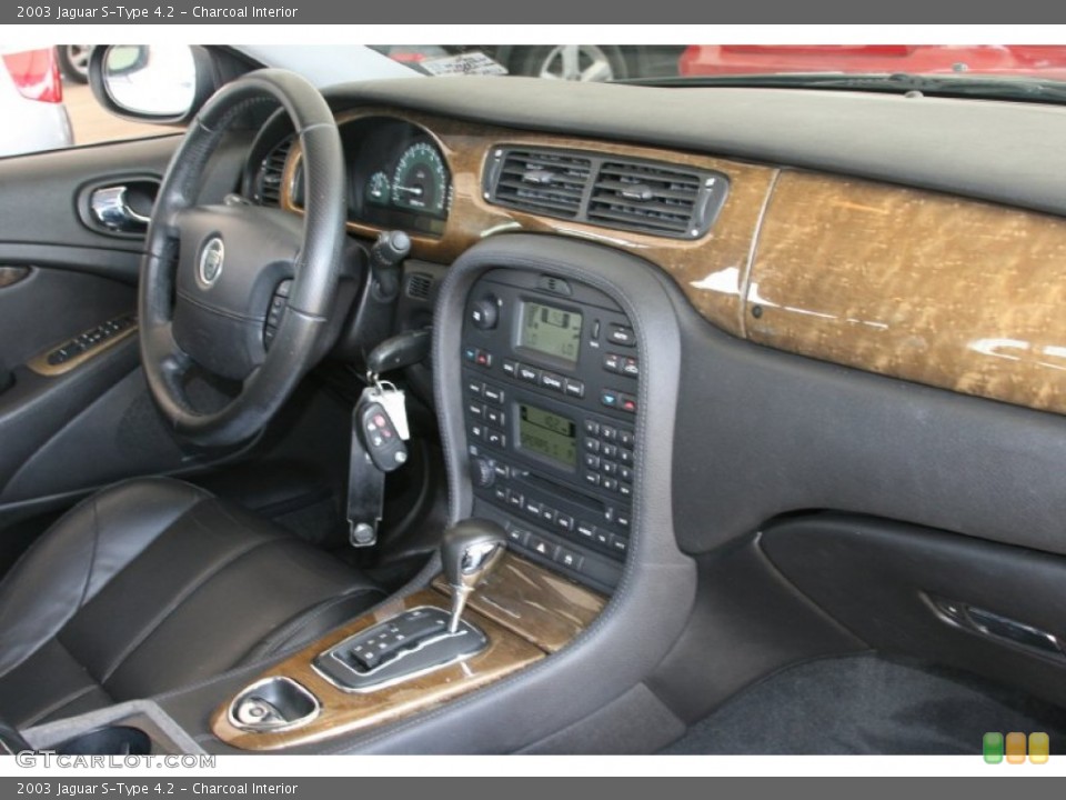 Charcoal Interior Dashboard for the 2003 Jaguar S-Type 4.2 #52128406