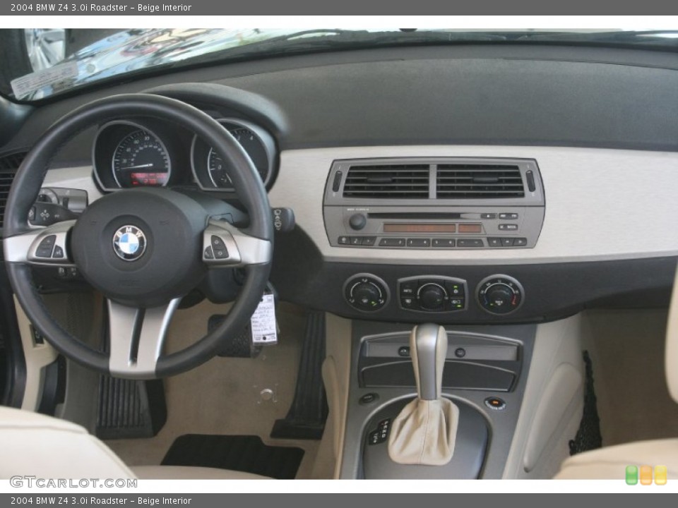 Beige Interior Dashboard for the 2004 BMW Z4 3.0i Roadster #52128538