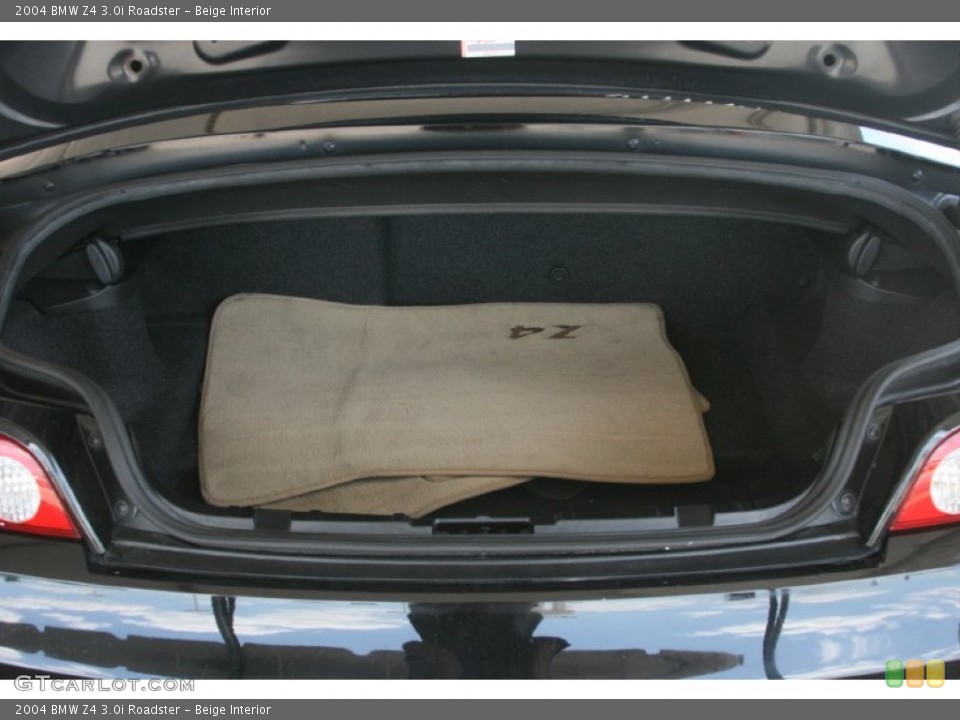Beige Interior Trunk for the 2004 BMW Z4 3.0i Roadster #52128751