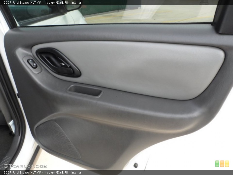 Medium/Dark Flint Interior Door Panel for the 2007 Ford Escape XLT V6 #52131136
