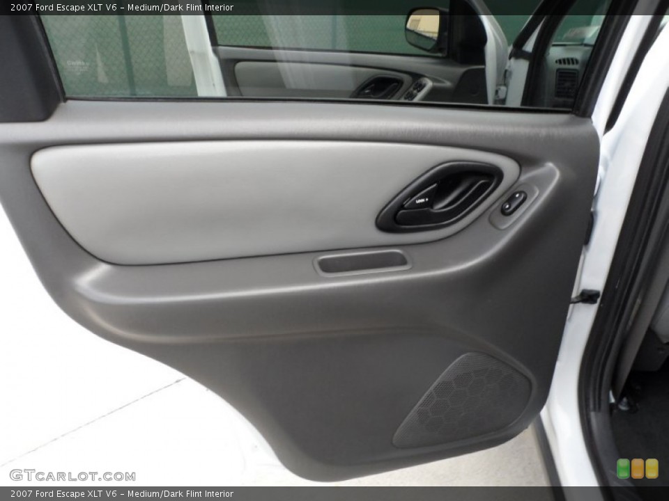 Medium/Dark Flint Interior Door Panel for the 2007 Ford Escape XLT V6 #52131193