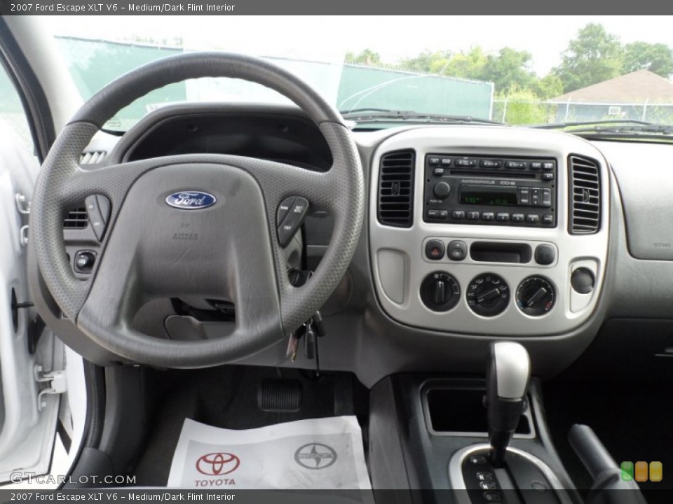 Medium/Dark Flint Interior Dashboard for the 2007 Ford Escape XLT V6 #52131289