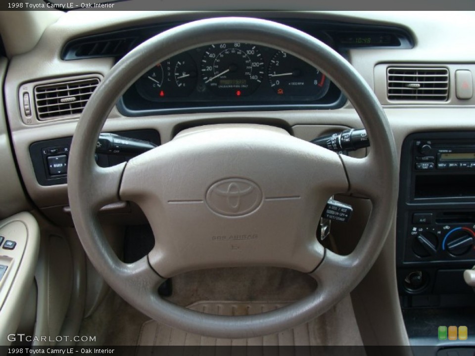 Oak Interior Steering Wheel for the 1998 Toyota Camry LE #52131790