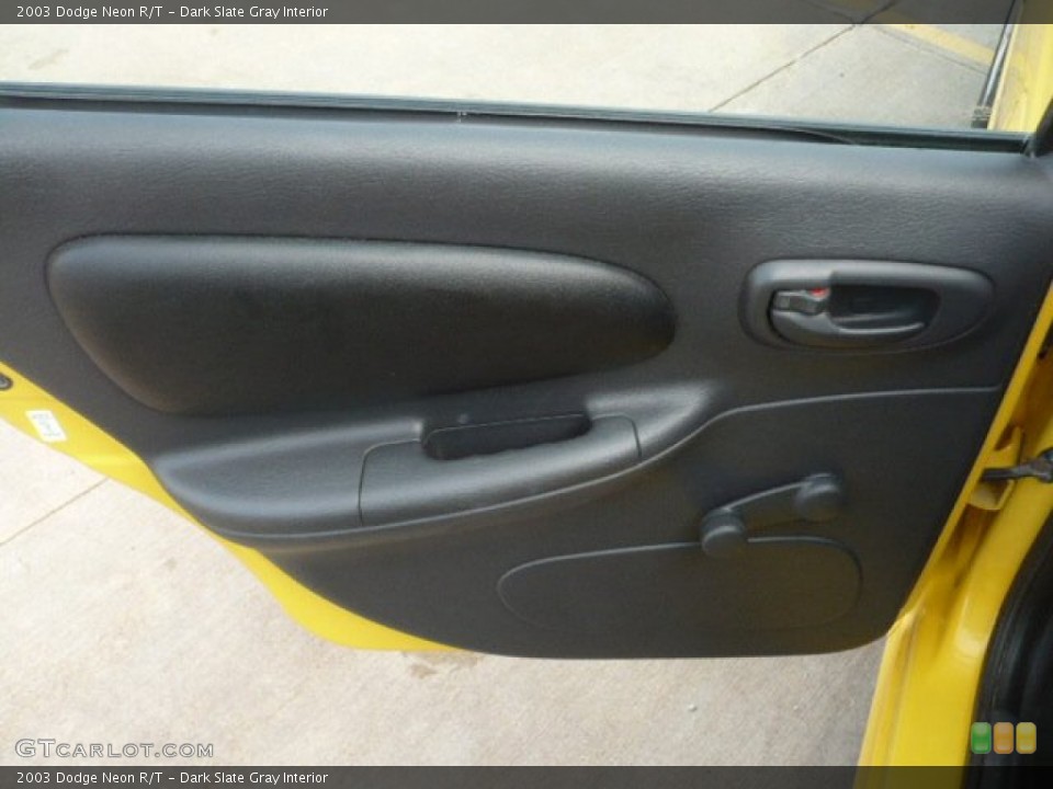 Dark Slate Gray Interior Door Panel for the 2003 Dodge Neon R/T #52133152