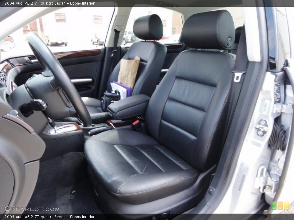 Ebony Interior Photo for the 2004 Audi A6 2.7T quattro Sedan #52133626