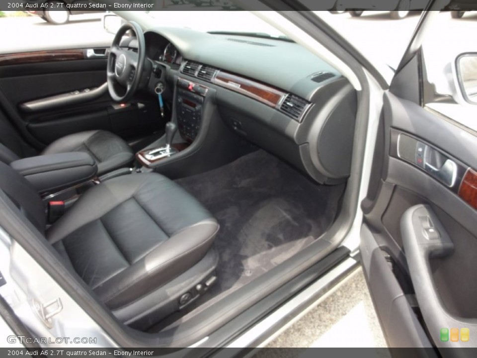 Ebony Interior Photo for the 2004 Audi A6 2.7T quattro Sedan #52133641