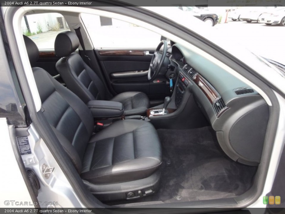 Ebony Interior Photo for the 2004 Audi A6 2.7T quattro Sedan #52133668