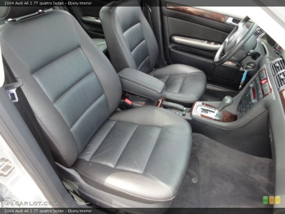 Ebony Interior Photo for the 2004 Audi A6 2.7T quattro Sedan #52133692