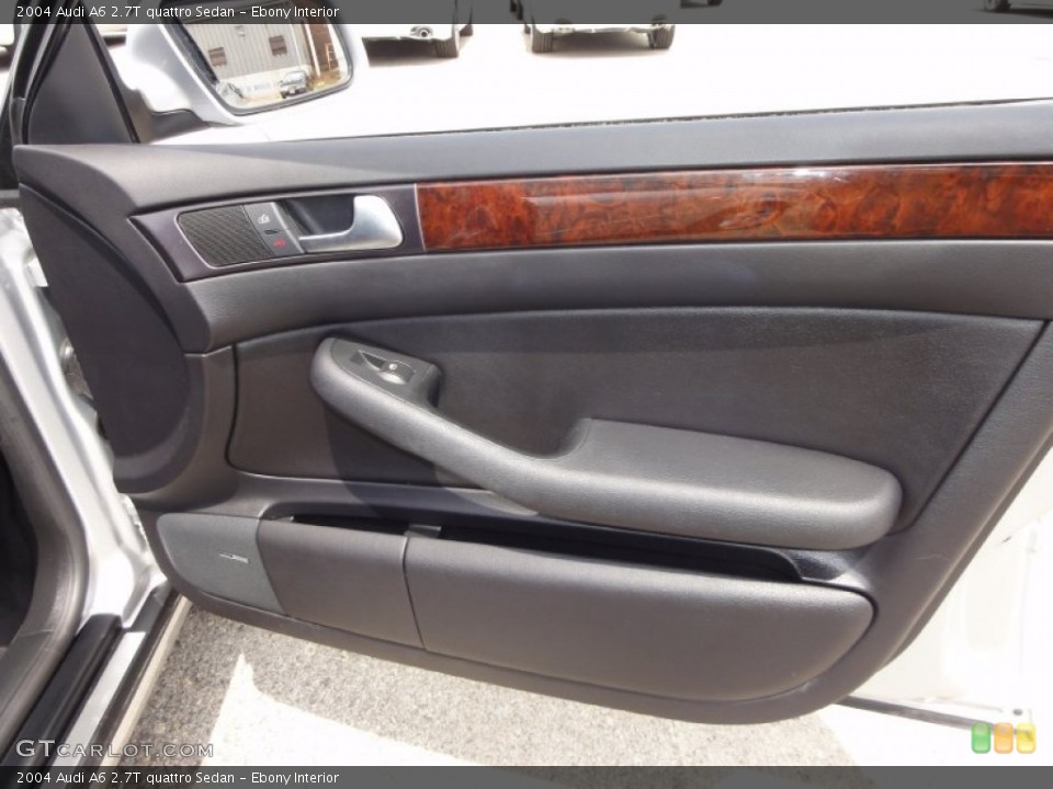 Ebony Interior Door Panel for the 2004 Audi A6 2.7T quattro Sedan #52133734