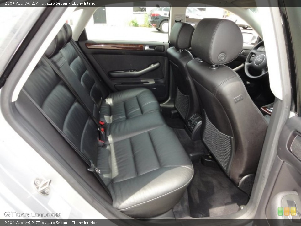 Ebony Interior Photo for the 2004 Audi A6 2.7T quattro Sedan #52133743