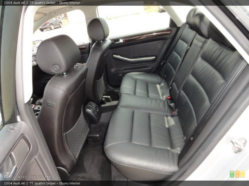 Ebony Interior Photo for the 2004 Audi A6 2.7T quattro Sedan #52133773