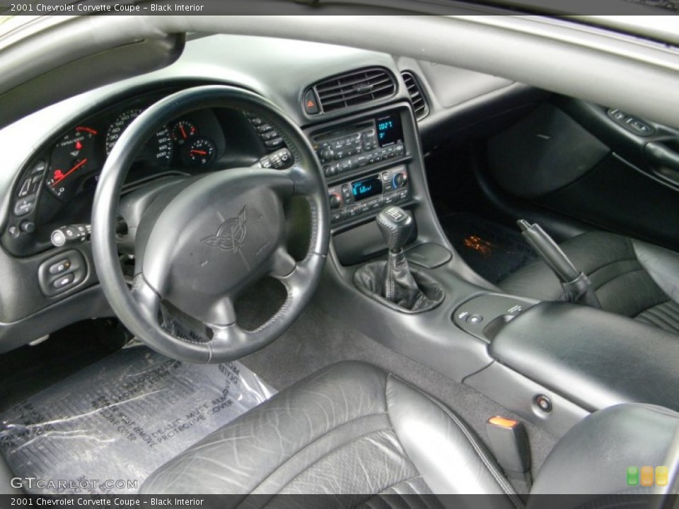 Black Interior Dashboard for the 2001 Chevrolet Corvette Coupe #52134145
