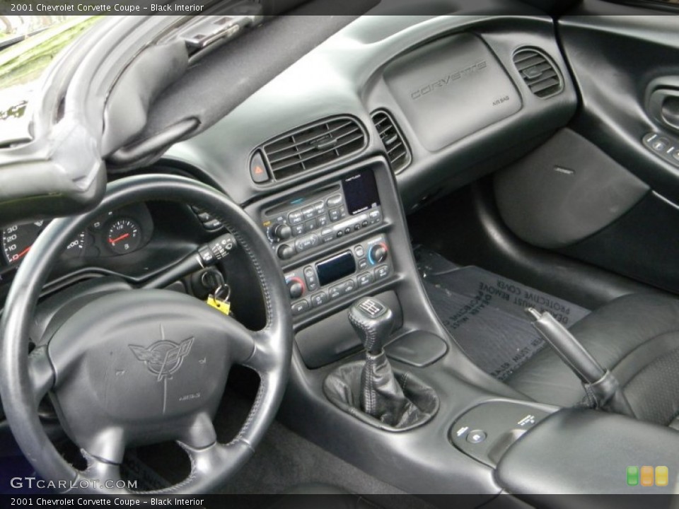 Black Interior Dashboard for the 2001 Chevrolet Corvette Coupe #52134577