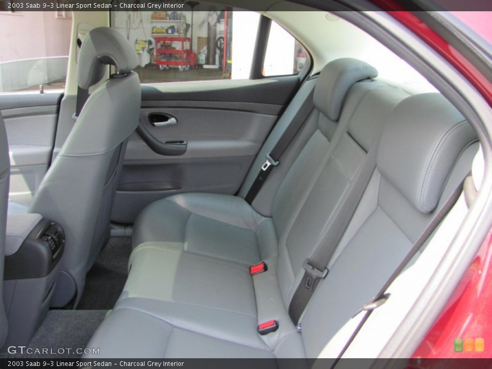 Charcoal Grey Interior Photo for the 2003 Saab 9-3 Linear Sport Sedan #52134655