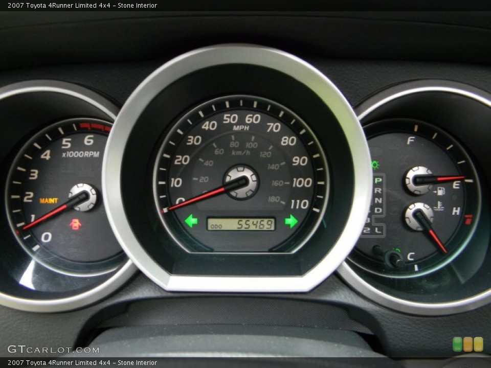 Stone Interior Gauges for the 2007 Toyota 4Runner Limited 4x4 #52134970