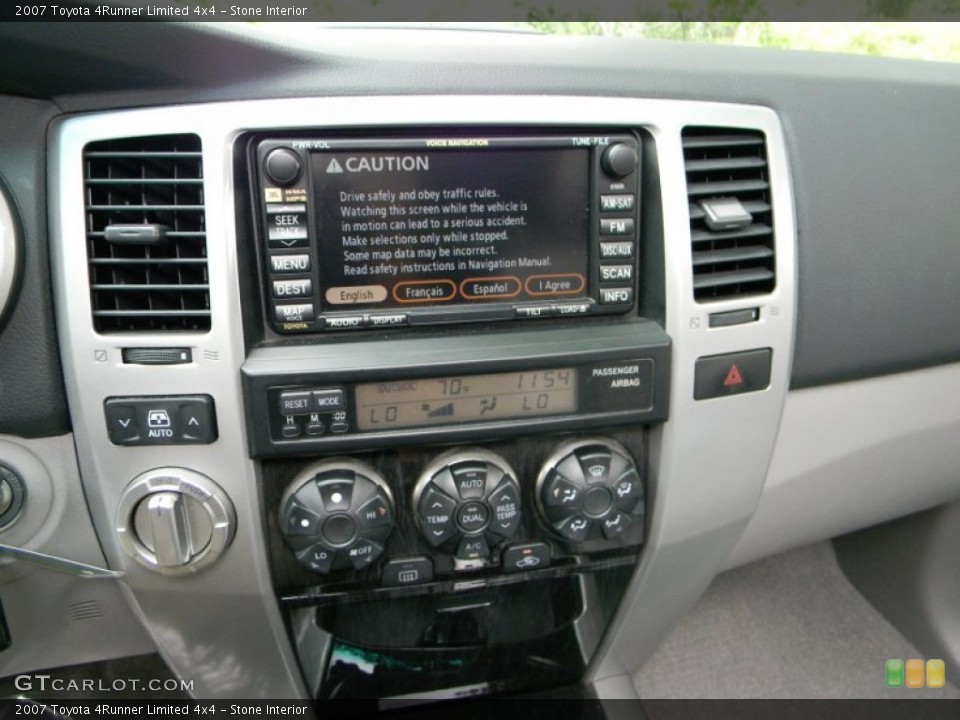 Stone Interior Controls for the 2007 Toyota 4Runner Limited 4x4 #52135045
