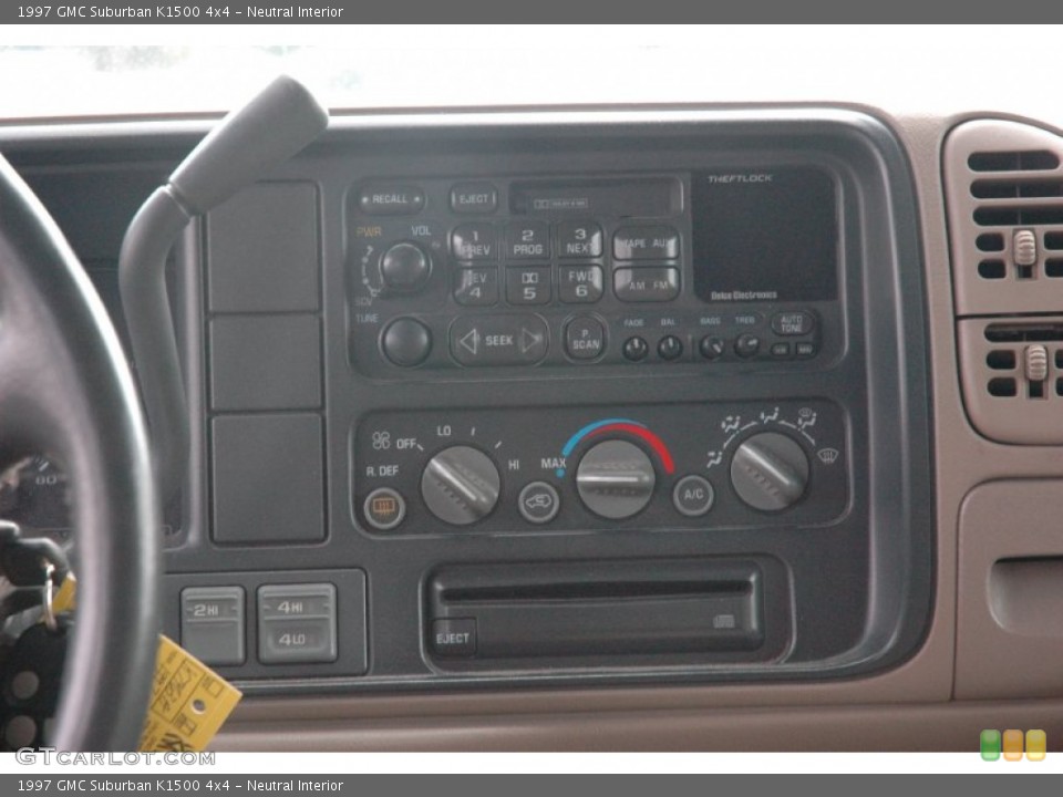 Neutral Interior Controls for the 1997 GMC Suburban K1500 4x4 #52135891