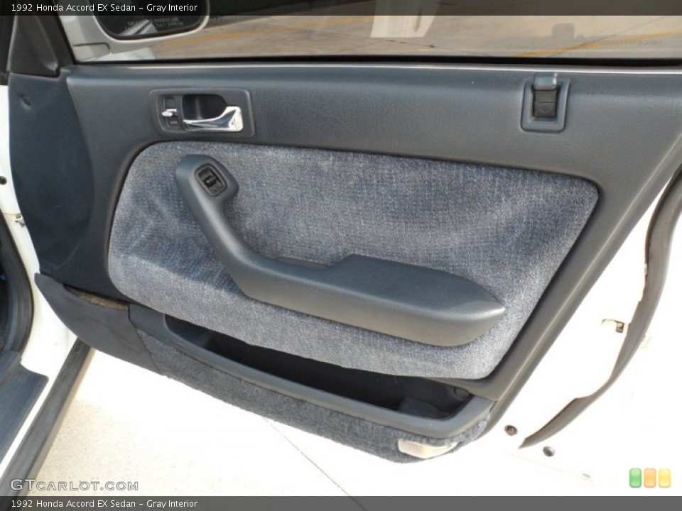 Gray Interior Door Panel for the 1992 Honda Accord EX Sedan #52136020