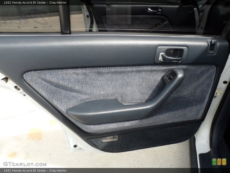 Gray Interior Door Panel for the 1992 Honda Accord EX Sedan #52136101