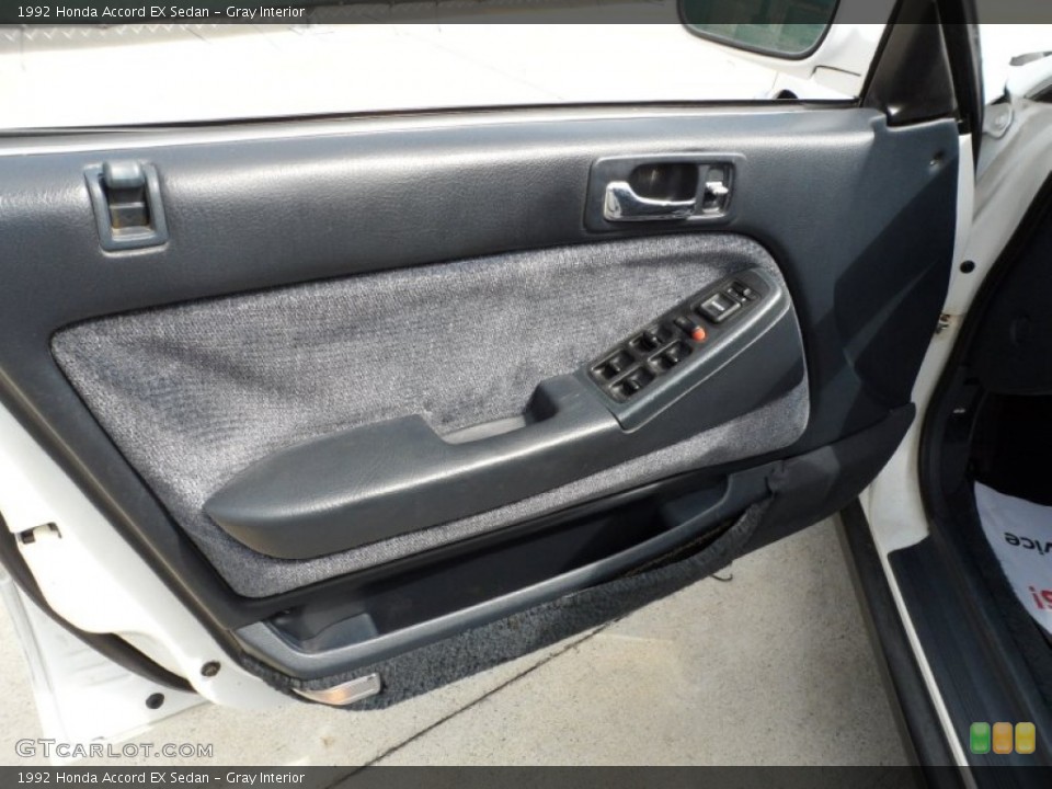 Gray Interior Door Panel for the 1992 Honda Accord EX Sedan #52136155