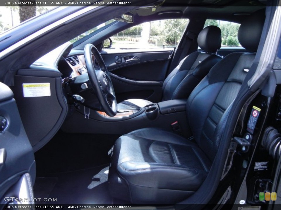 AMG Charcoal Nappa Leather Interior Photo for the 2006 Mercedes-Benz CLS 55 AMG #52136203