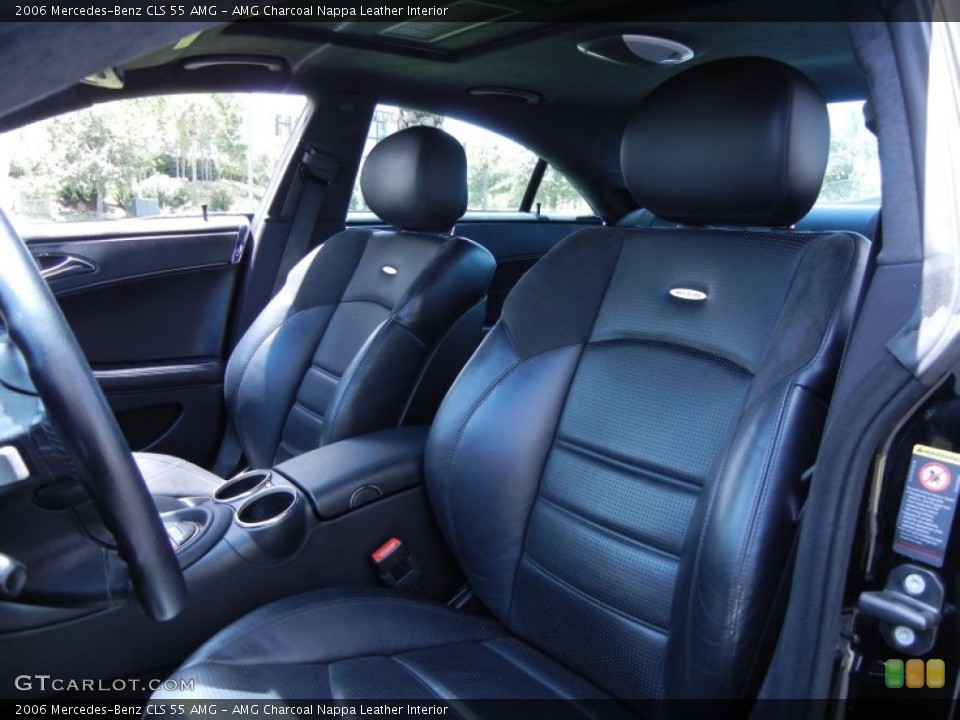 AMG Charcoal Nappa Leather Interior Photo for the 2006 Mercedes-Benz CLS 55 AMG #52136218