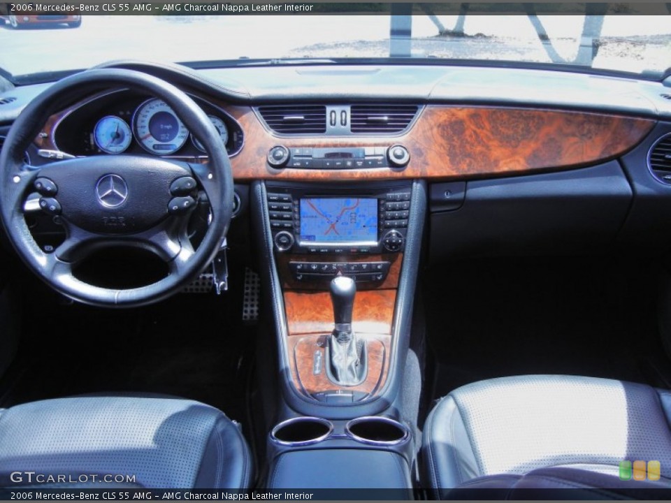 AMG Charcoal Nappa Leather Interior Dashboard for the 2006 Mercedes-Benz CLS 55 AMG #52136332