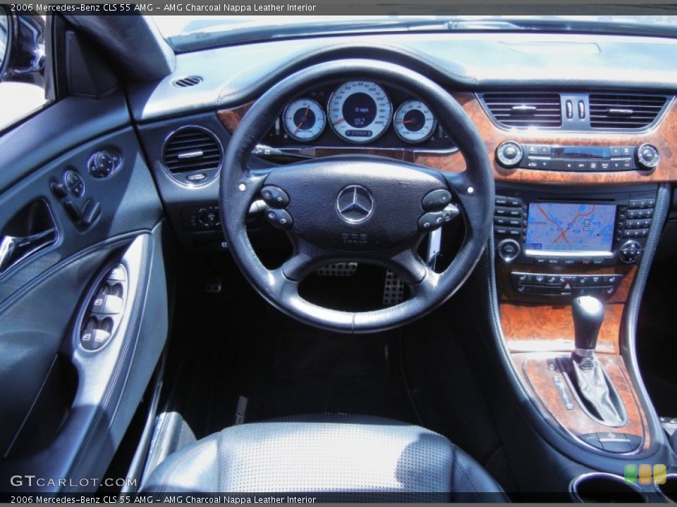 AMG Charcoal Nappa Leather Interior Dashboard for the 2006 Mercedes-Benz CLS 55 AMG #52136347