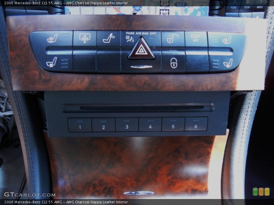 AMG Charcoal Nappa Leather Interior Controls for the 2006 Mercedes-Benz CLS 55 AMG #52136407