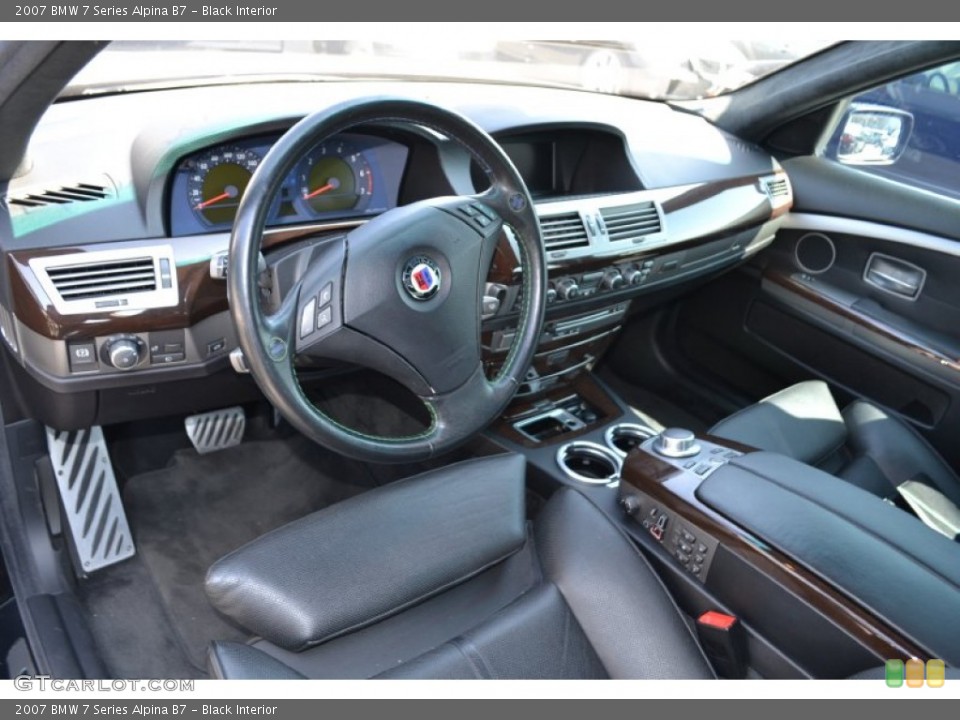Black Interior Dashboard for the 2007 BMW 7 Series Alpina B7 #52137077